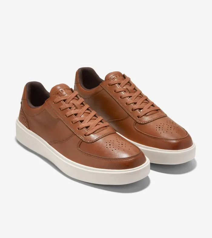 Trainers Men Cole Haan Grand Crosscourt Transition Trainer British Tanivory Trainers Men Cole Haan Grand Crosscourt Transition Trainer British Tanivory
