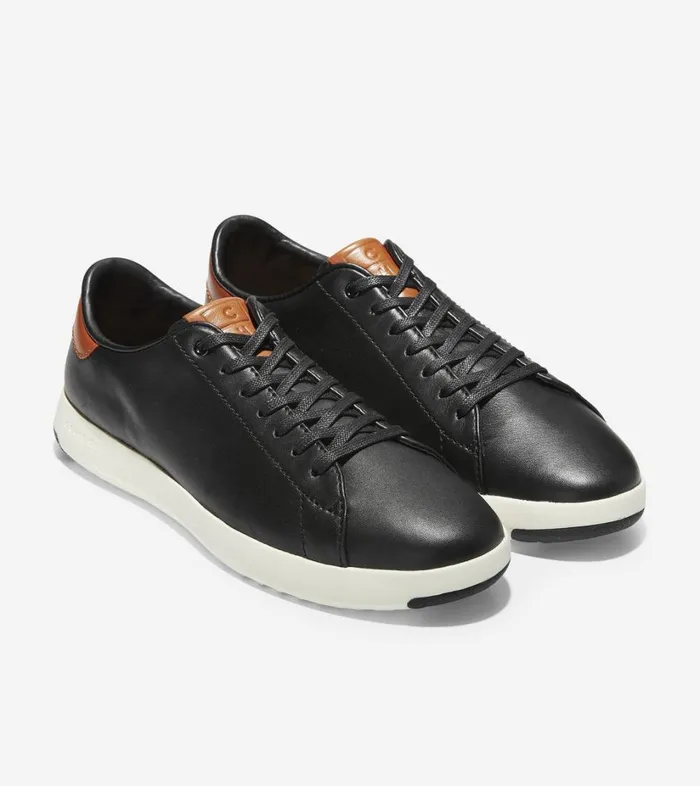 Trainers Men Cole Haan GrandPr Tennis Trainer Black British Tan