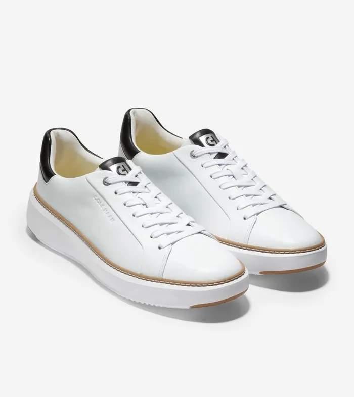 Trainers Men Cole Haan GrandPr Topspin Trainer Optic White Trainers Men Cole Haan GrandPr Topspin Trainer Optic White