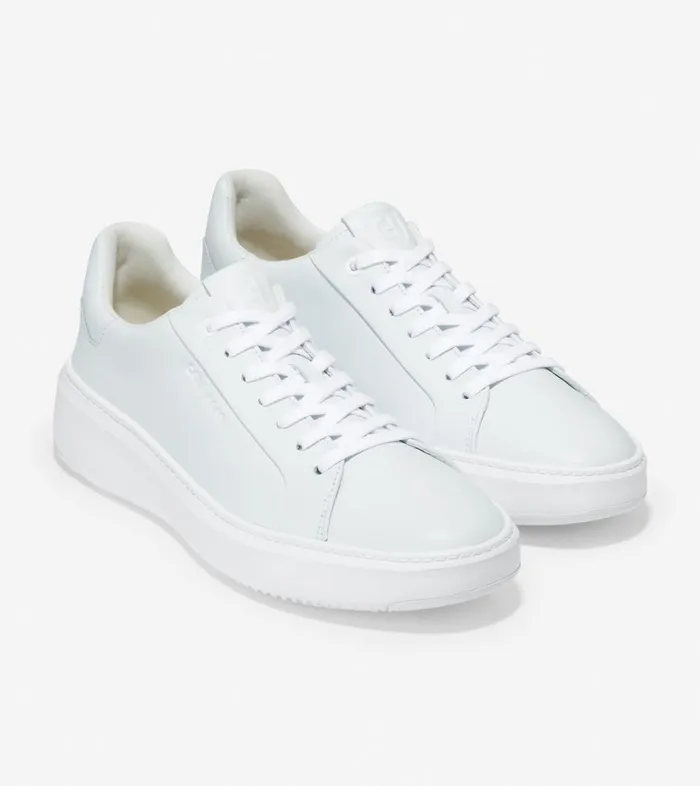 Trainers Men Cole Haan GrandPr Topspin Trainer Optic White White Trainers Men Cole Haan GrandPr Topspin Trainer Optic White White