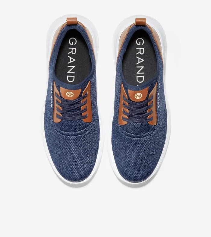 Trainers Men Cole Haan Grandsport Journey Sneaker Navy Inkwoodbury Knit