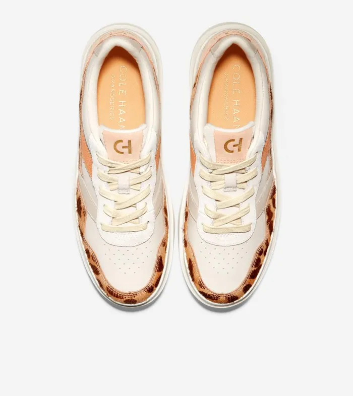 Trainers Women Cole Haan GrandPr Rally Sneakers Jaguar Print Haircalf Trainers Women Cole Haan GrandPr Rally Sneakers Jaguar Print Haircalf
