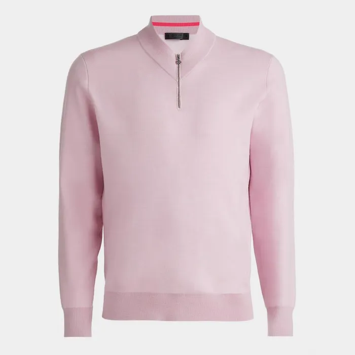V Neck Merino Wool Quarter Zip Sweater Trifle Men GFORE Tops