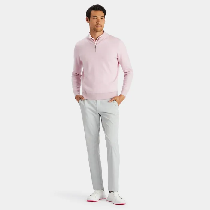 V Neck Merino Wool Quarter Zip Sweater Trifle Men GFORE Tops
