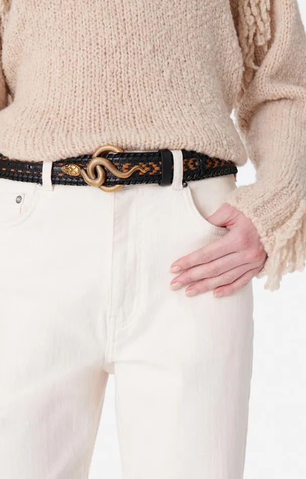 Vanessa Bruno Belts Women 35Mm Cleo Belt Fauvenoir Vanessa Bruno Belts Women 35Mm Cleo Belt Fauvenoir