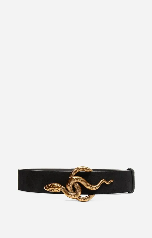 Vanessa Bruno Belts Women 35mm Cleo Belt Noir Vanessa Bruno Belts Women 35mm Cleo Belt Noir