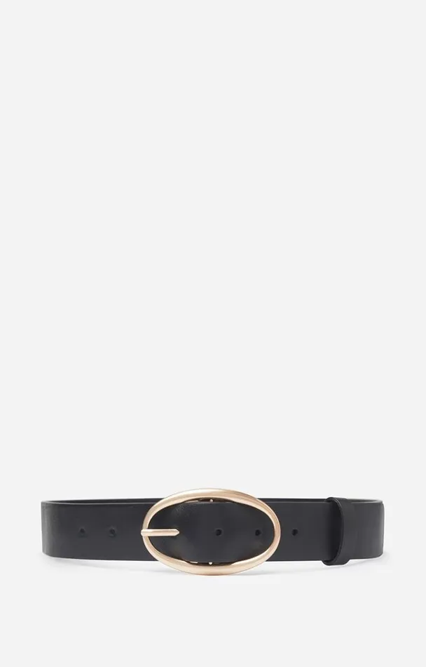 Vanessa Bruno Belts Women 35mm Iris Belt Noir Vanessa Bruno Belts Women 35mm Iris Belt Noir