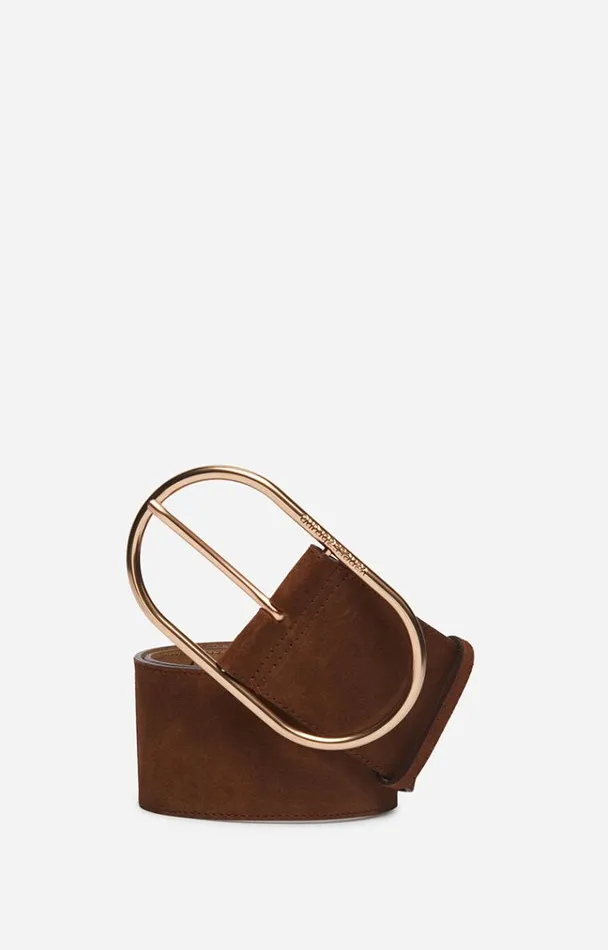 Vanessa Bruno Belts Women 63mm Iris Belt Chocolat