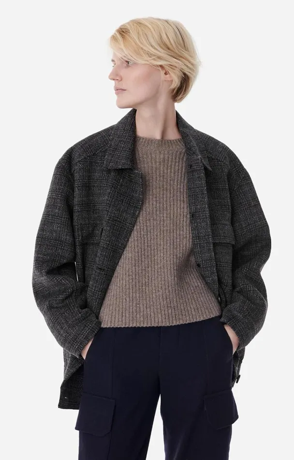 Vanessa Bruno Coats and Jackets Women Ange Jacket Anthracite