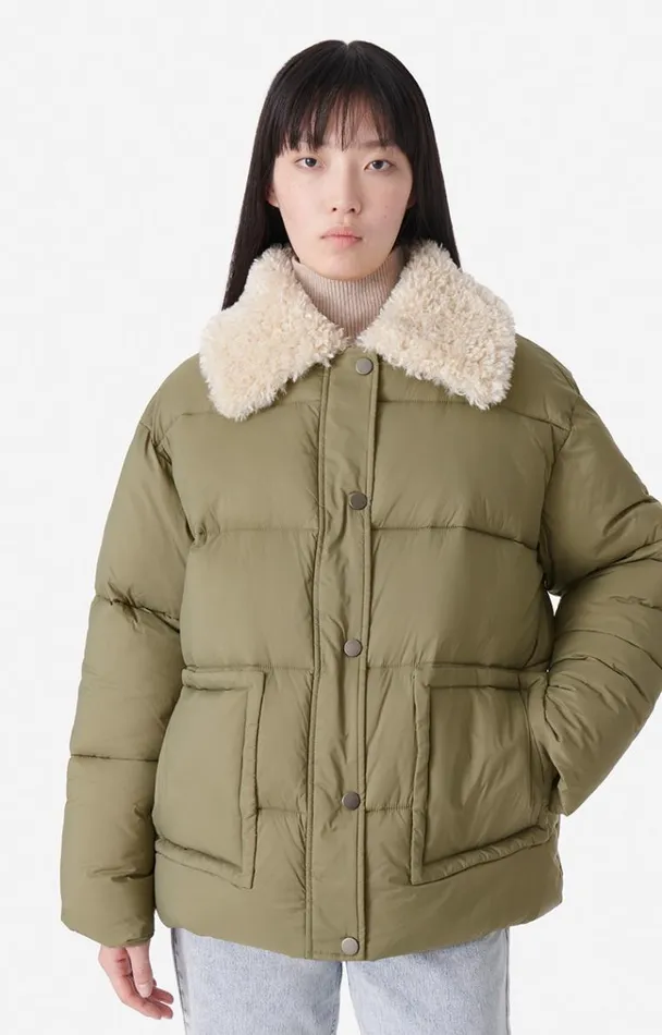 Vanessa Bruno Coats and Jackets Women Balzan Down Jacket Kaki Vanessa Bruno Coats and Jackets Women Balzan Down Jacket Kaki