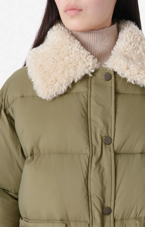 Vanessa Bruno Coats and Jackets Women Balzan Down Jacket Kaki Vanessa Bruno Coats and Jackets Women Balzan Down Jacket Kaki