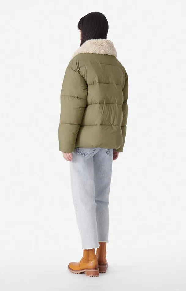 Vanessa Bruno Coats and Jackets Women Balzan Down Jacket Kaki Vanessa Bruno Coats and Jackets Women Balzan Down Jacket Kaki