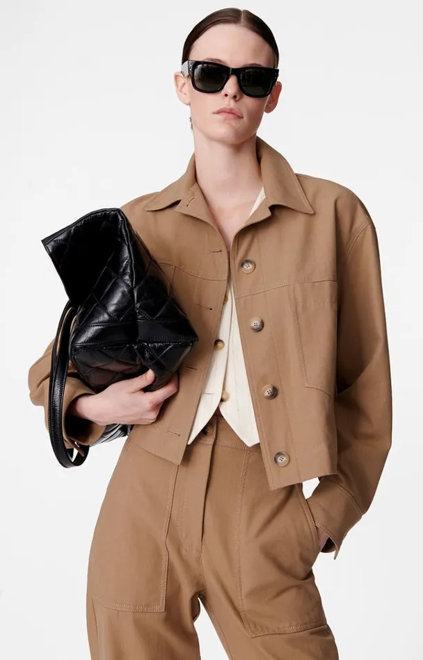Vanessa Bruno Coats and Jackets Women Barnab Jacket Beige Vanessa Bruno Coats and Jackets Women Barnab Jacket Beige