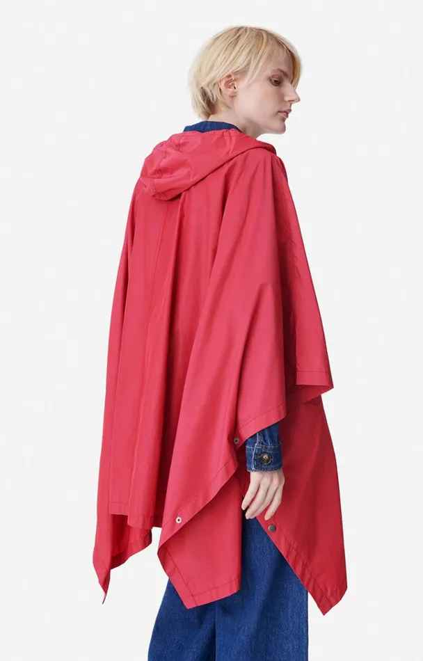 Vanessa Bruno Coats and Jackets Women Barry Rain Cape Grenade Vanessa Bruno Coats and Jackets Women Barry Rain Cape Grenade