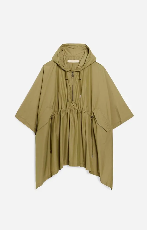 Vanessa Bruno Coats and Jackets Women Barry Rain Cape Kaki