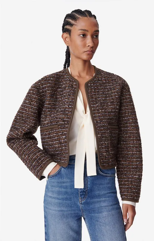 Vanessa Bruno Coats and Jackets Women Bernie Jacket Multicolore Vanessa Bruno Coats and Jackets Women Bernie Jacket Multicolore