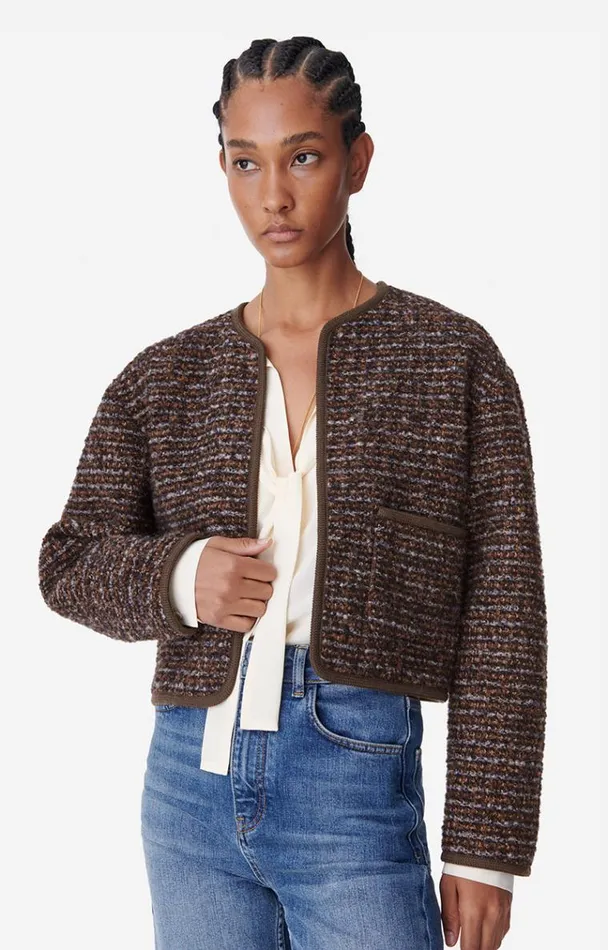 Vanessa Bruno Coats and Jackets Women Bernie Jacket Multicolore Vanessa Bruno Coats and Jackets Women Bernie Jacket Multicolore