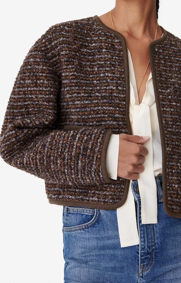 Vanessa Bruno Coats and Jackets Women Bernie Jacket Multicolore Vanessa Bruno Coats and Jackets Women Bernie Jacket Multicolore