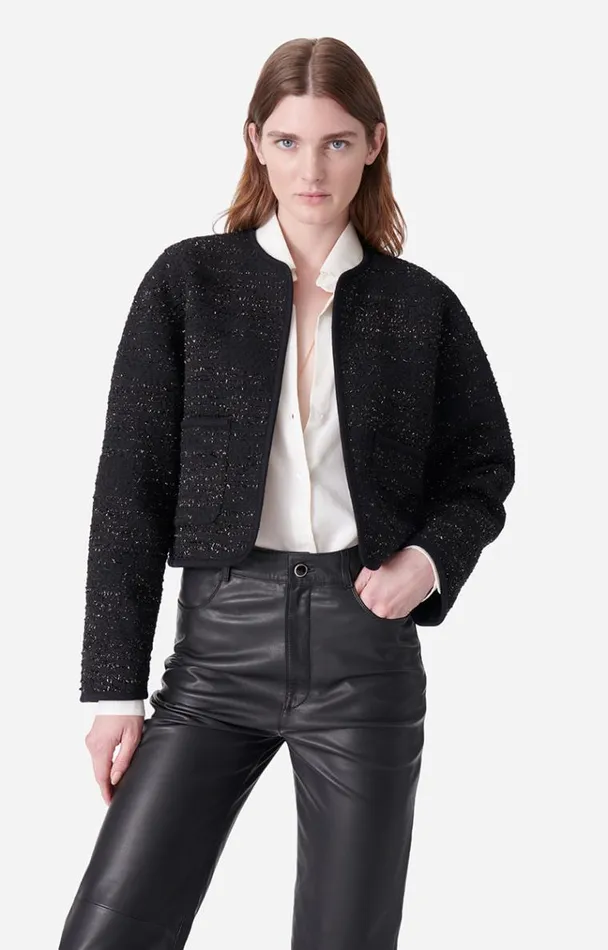 Vanessa Bruno Coats and Jackets Women Bernie Jacket Noir