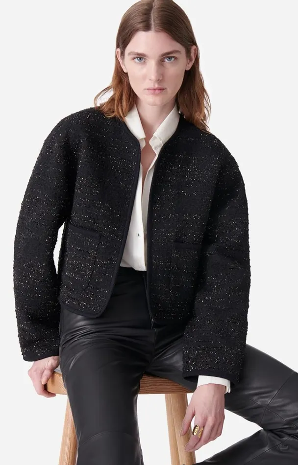 Vanessa Bruno Coats and Jackets Women Bernie Jacket Noir