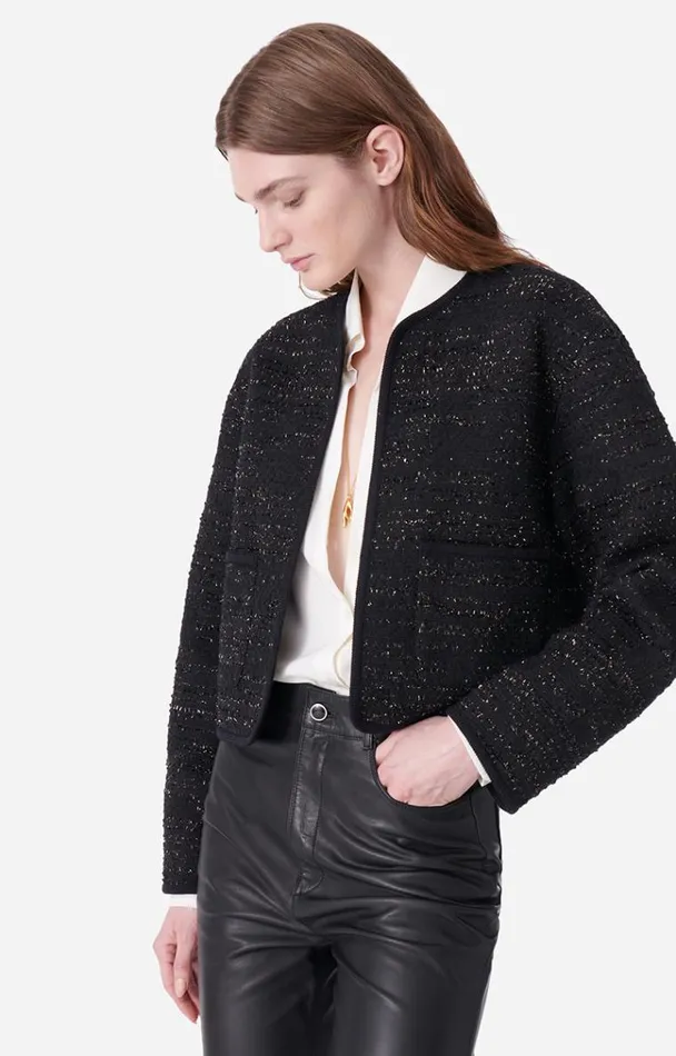 Vanessa Bruno Coats and Jackets Women Bernie Jacket Noir