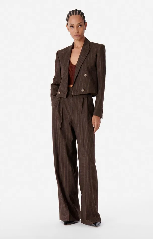 Vanessa Bruno Coats and Jackets Women Blaise Jacket Cacao Vanessa Bruno Coats and Jackets Women Blaise Jacket Cacao