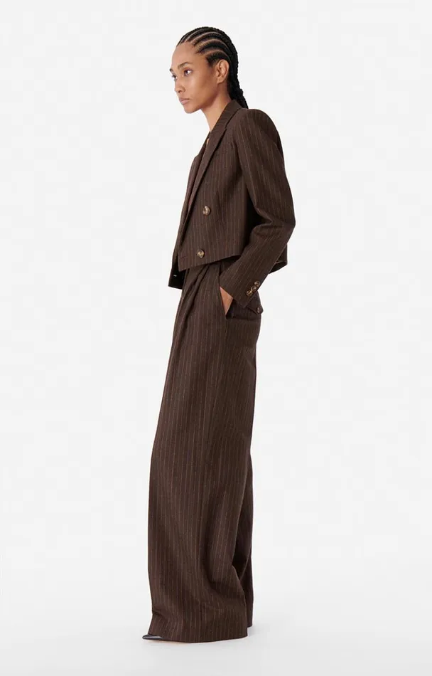 Vanessa Bruno Coats and Jackets Women Blaise Jacket Cacao Vanessa Bruno Coats and Jackets Women Blaise Jacket Cacao