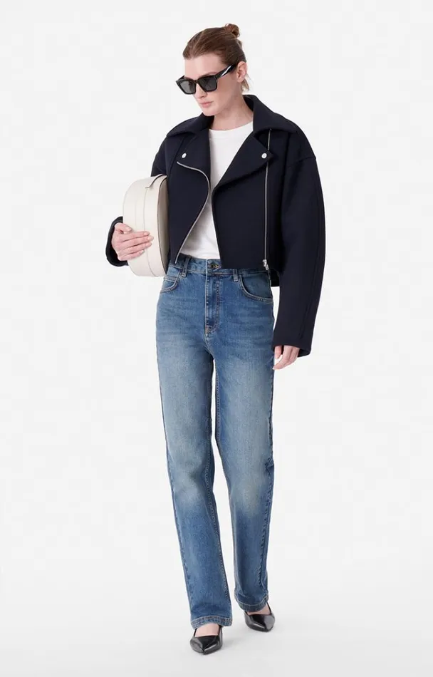 Vanessa Bruno Coats and Jackets Women Bless Jacket Bleu Marine