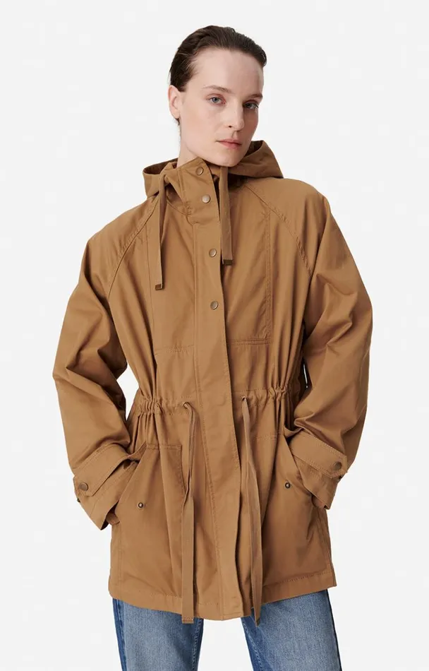 Vanessa Bruno Coats and Jackets Women Bloom Parka Biscuit Vanessa Bruno Coats and Jackets Women Bloom Parka Biscuit
