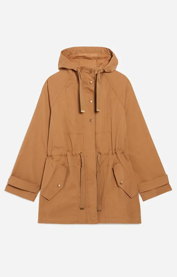 Vanessa Bruno Coats and Jackets Women Bloom Parka Biscuit Vanessa Bruno Coats and Jackets Women Bloom Parka Biscuit