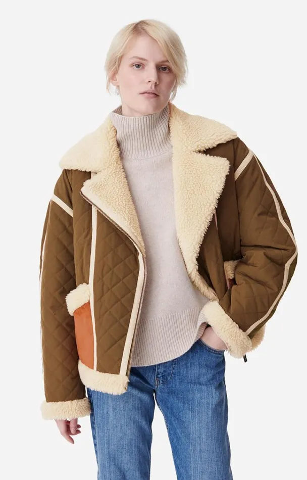 Vanessa Bruno Coats and Jackets Women Boreal Jacket Kaki