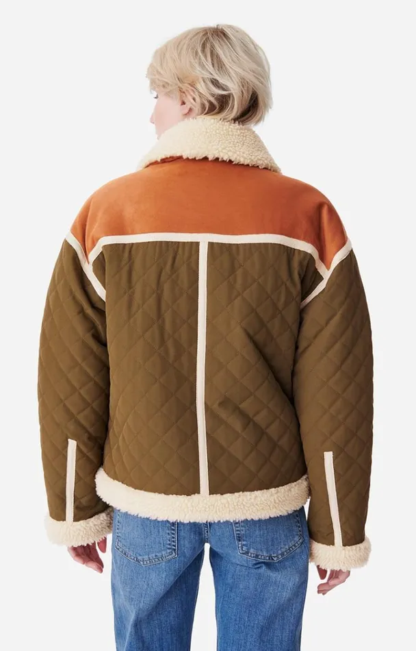 Vanessa Bruno Coats and Jackets Women Boreal Jacket Kaki