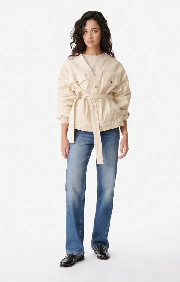 Vanessa Bruno Coats and Jackets Women Cooper Jacket Naturel