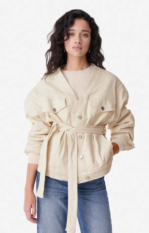 Vanessa Bruno Coats and Jackets Women Cooper Jacket Naturel Vanessa Bruno Coats and Jackets Women Cooper Jacket Naturel