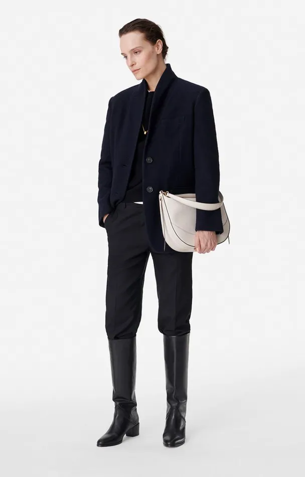 Vanessa Bruno Coats and Jackets Women Jovanka Jacket Bleu Marine Vanessa Bruno Coats and Jackets Women Jovanka Jacket Bleu Marine