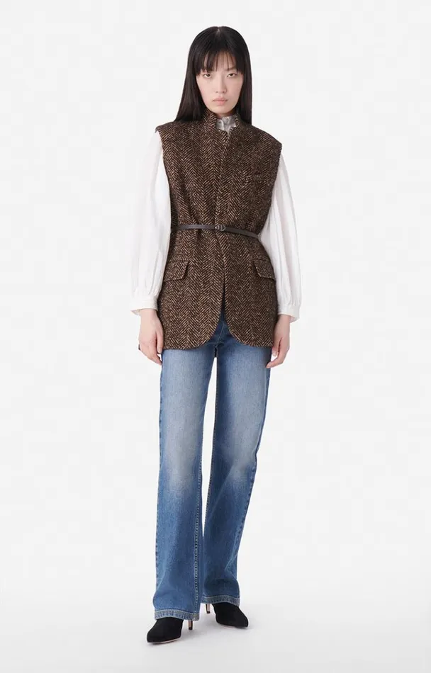 Vanessa Bruno Coats and Jackets Women Jud Jacket Marron Vanessa Bruno Coats and Jackets Women Jud Jacket Marron