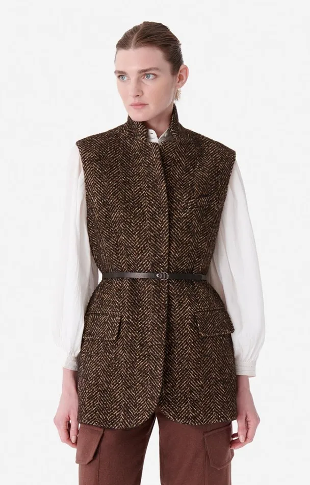 Vanessa Bruno Coats and Jackets Women Jud Jacket Marron Vanessa Bruno Coats and Jackets Women Jud Jacket Marron