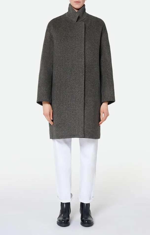 Vanessa Bruno Coats and Jackets Women Maguelone Coat Gris Vanessa Bruno Coats and Jackets Women Maguelone Coat Gris