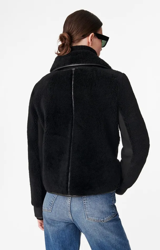 Vanessa Bruno Coats and Jackets Women Manila Jacket Noir Vanessa Bruno Coats and Jackets Women Manila Jacket Noir