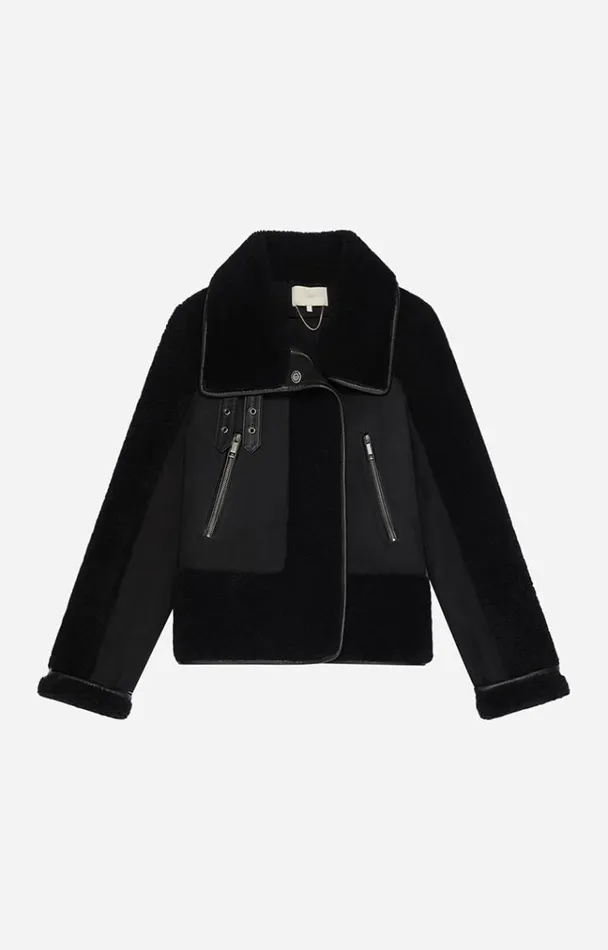 Vanessa Bruno Coats and Jackets Women Manila Jacket Noir Vanessa Bruno Coats and Jackets Women Manila Jacket Noir