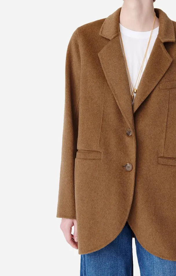 Vanessa Bruno Coats and Jackets Women Marc Jacket Kaki Vanessa Bruno Coats and Jackets Women Marc Jacket Kaki