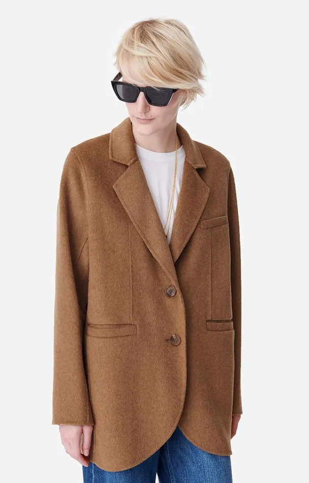 Vanessa Bruno Coats and Jackets Women Marc Jacket Kaki Vanessa Bruno Coats and Jackets Women Marc Jacket Kaki
