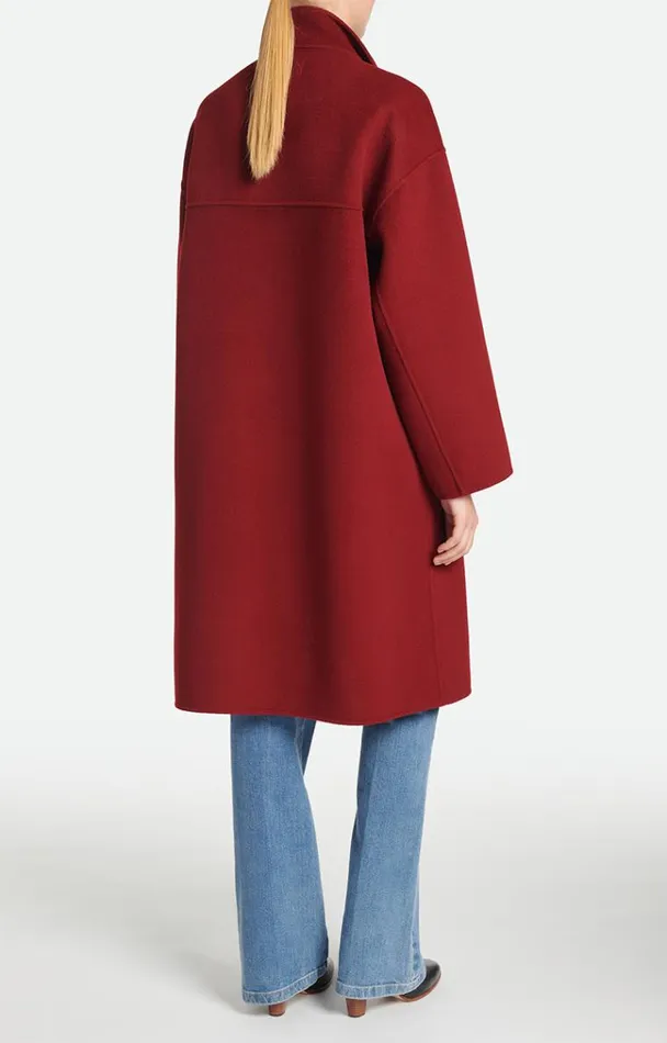 Vanessa Bruno Coats and Jackets Women Pavel Coat Bordeaux