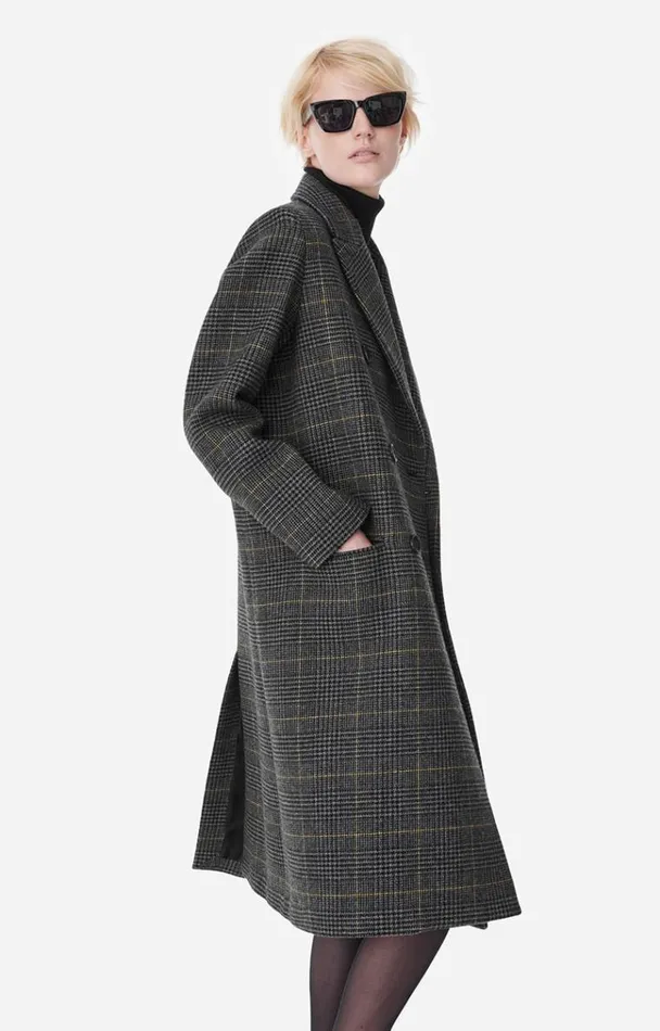 Vanessa Bruno Coats and Jackets Women Preston Coat Anthracite Vanessa Bruno Coats and Jackets Women Preston Coat Anthracite