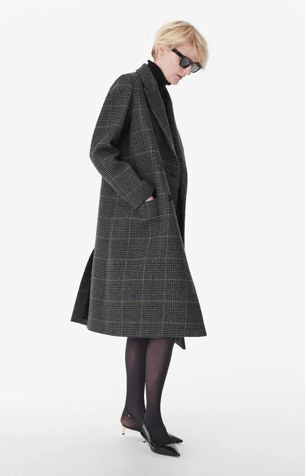 Vanessa Bruno Coats and Jackets Women Preston Coat Anthracite Vanessa Bruno Coats and Jackets Women Preston Coat Anthracite