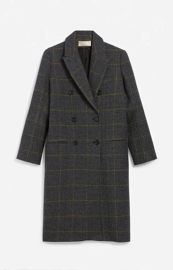 Vanessa Bruno Coats and Jackets Women Preston Coat Anthracite Vanessa Bruno Coats and Jackets Women Preston Coat Anthracite