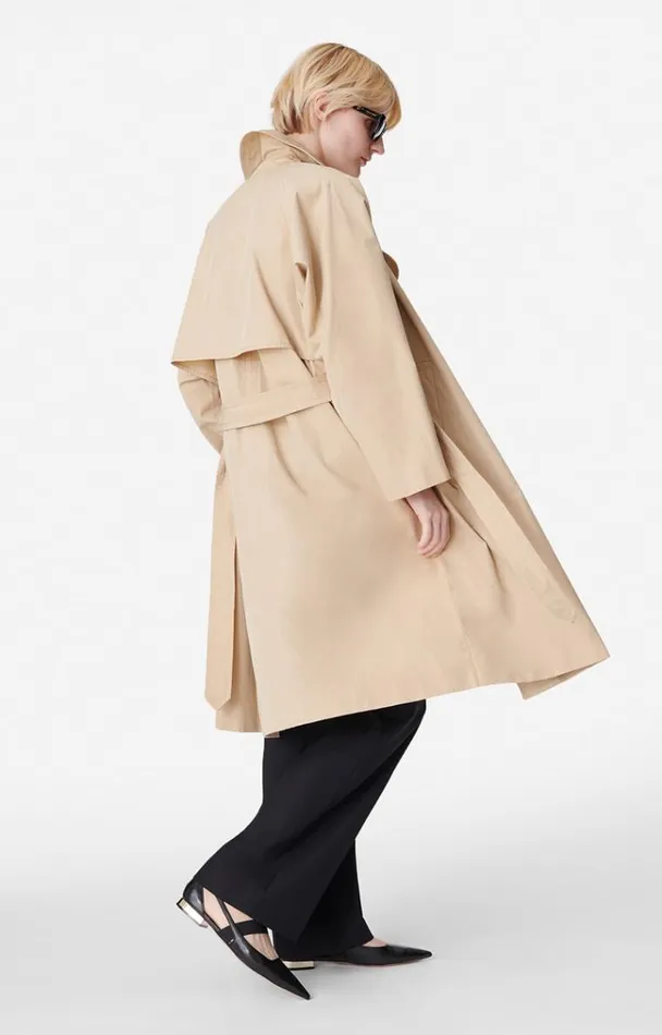 Vanessa Bruno Coats and Jackets Women Smith Trench Coat Tilleul Vanessa Bruno Coats and Jackets Women Smith Trench Coat Tilleul