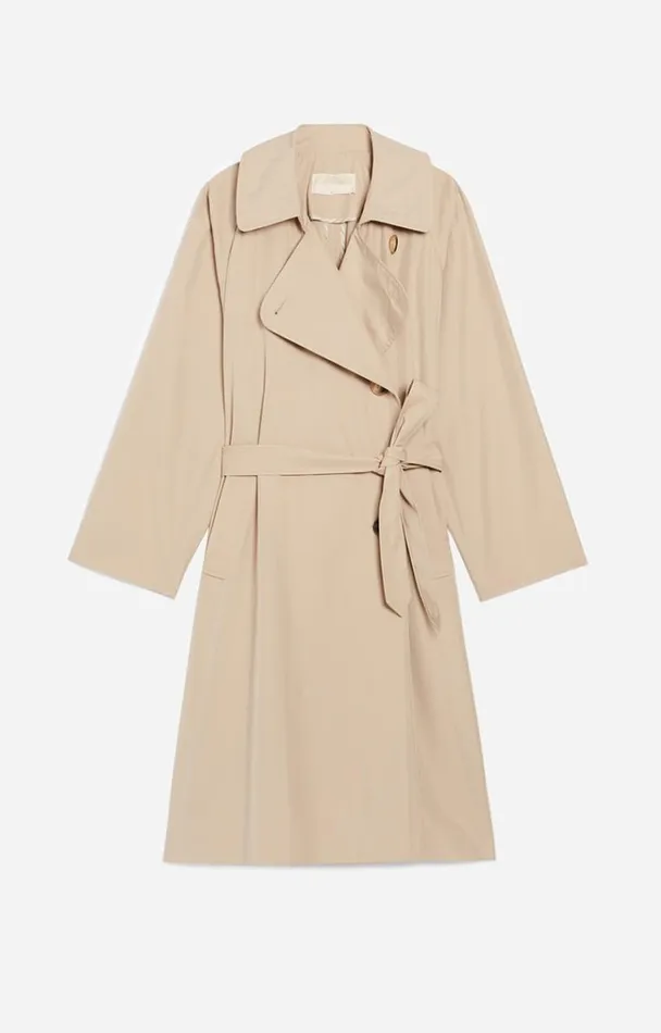 Vanessa Bruno Coats and Jackets Women Smith Trench Coat Tilleul Vanessa Bruno Coats and Jackets Women Smith Trench Coat Tilleul