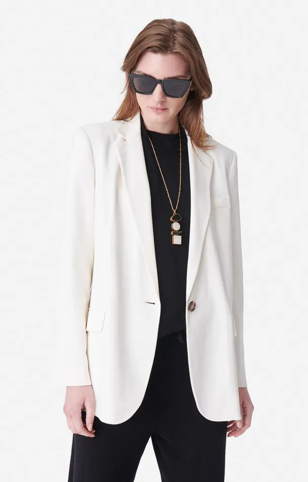 Vanessa Bruno Coats and Jackets Women Tilia Jacket Ecru