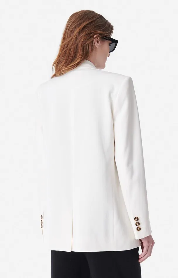 Vanessa Bruno Coats and Jackets Women Tilia Jacket Ecru Vanessa Bruno Coats and Jackets Women Tilia Jacket Ecru